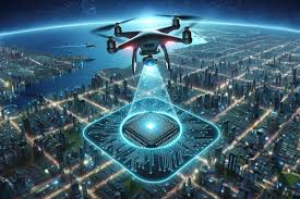 Industrial Inspection Drone — rugged MCU & IMU chip solution