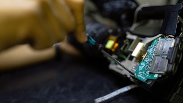 Electronics inspection lab chip authentication